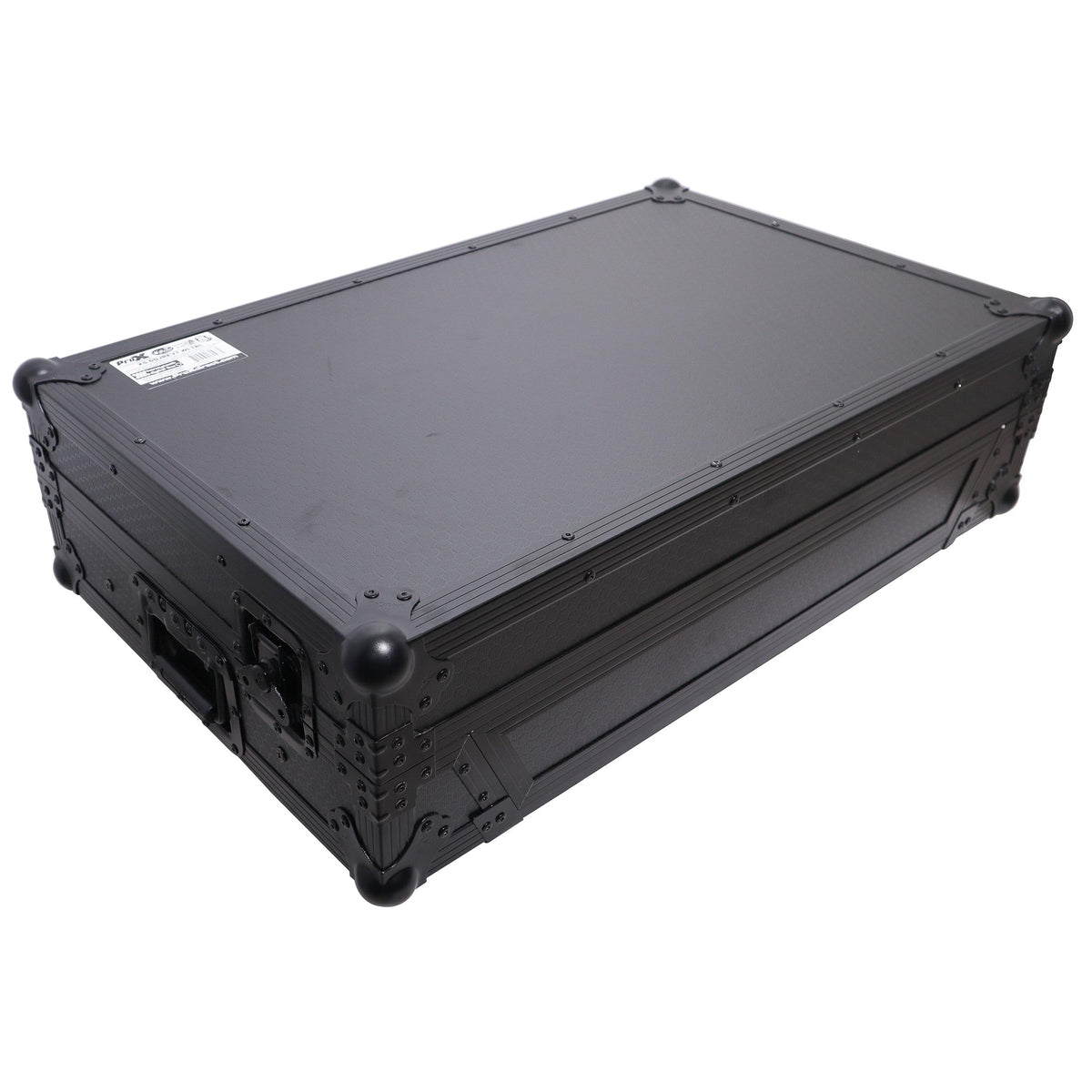 ProX XS-DDJREV7WLTBL - ATA Style Flight Case for Pioneer DDJ-REV7 DJ Controller with Laptop Shelf Wheels and 1U Rackspace Black Finish.
