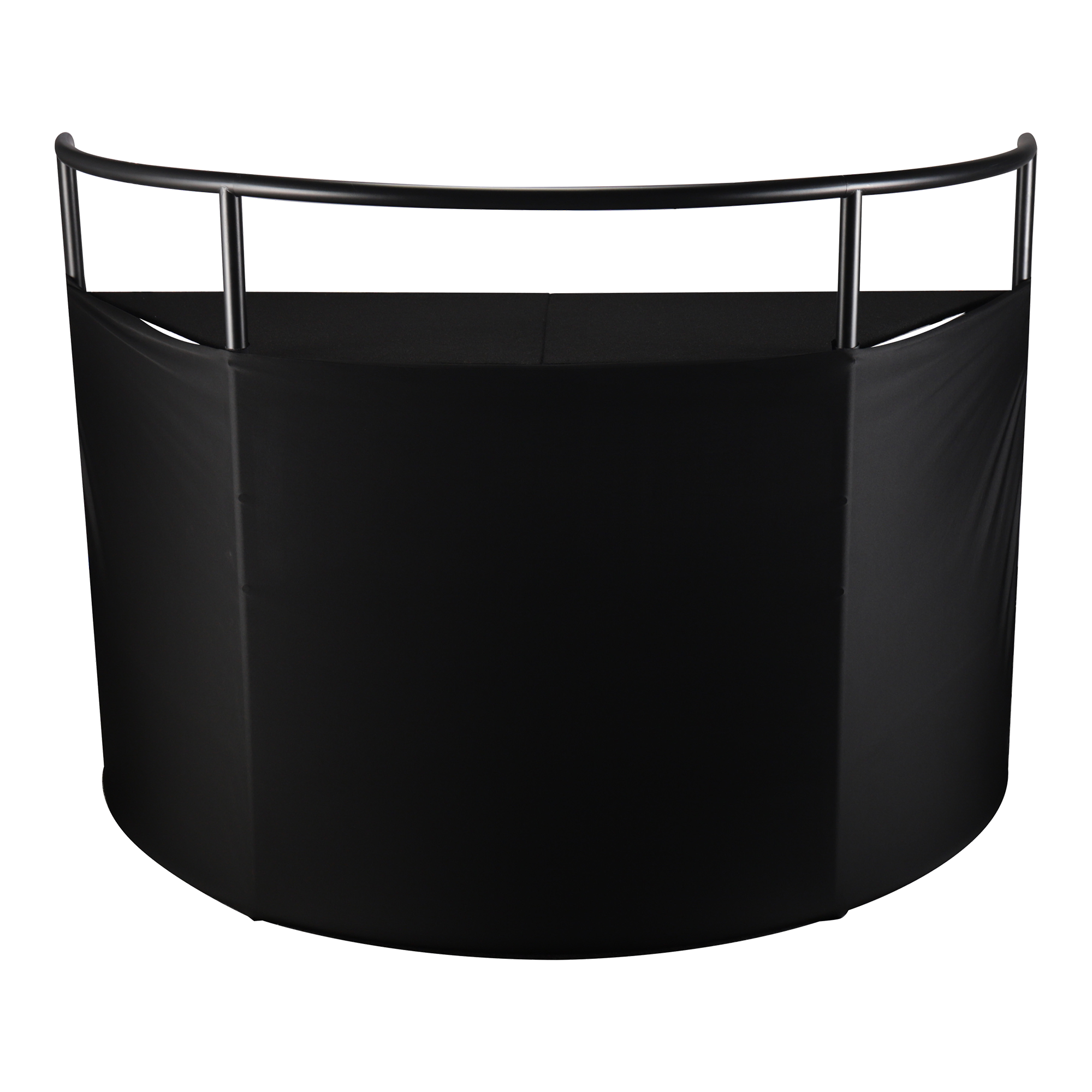 JMAZ COMMAND BOOTH - Command Booth Event Facade w/ Black and White Scrims
