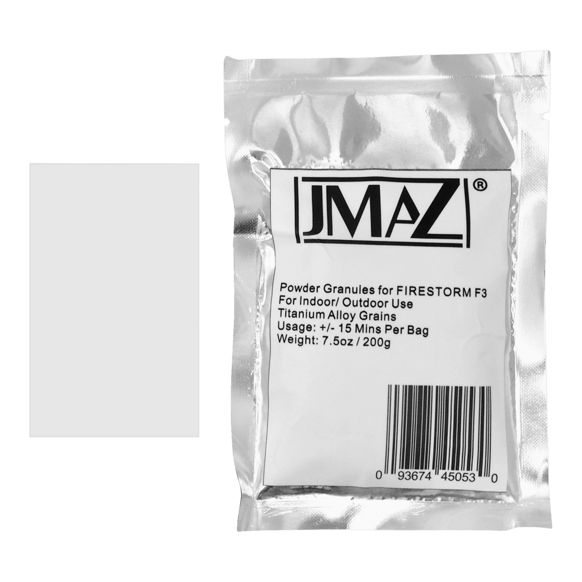 JMAZ FIRESTORM GRANULES I/O - Cold Spark Granule 200g (7.5oz) Indoor or Outdoor.