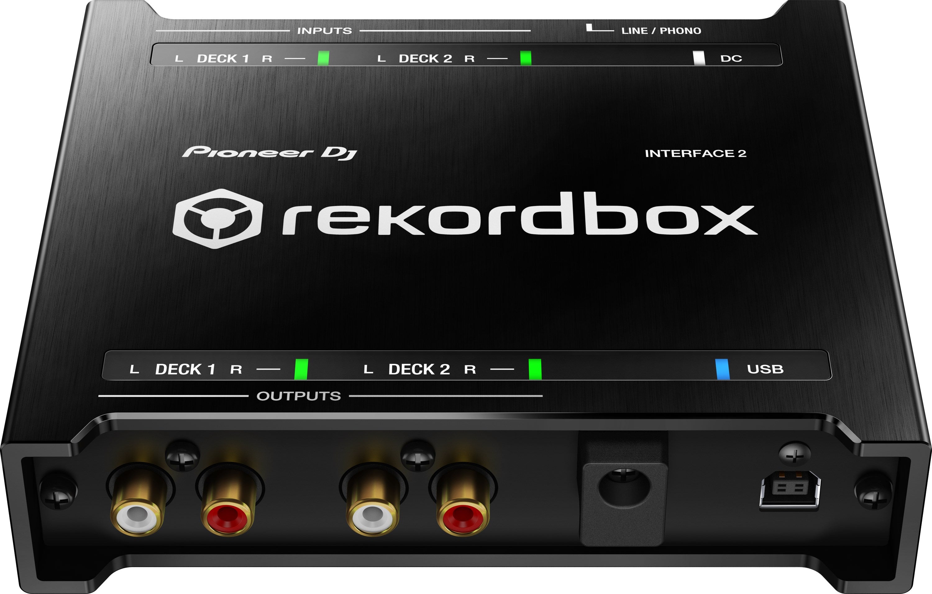 Pioneer DJ INTERFACE 2 - Audio Interface with rekordbox DJ and DVS