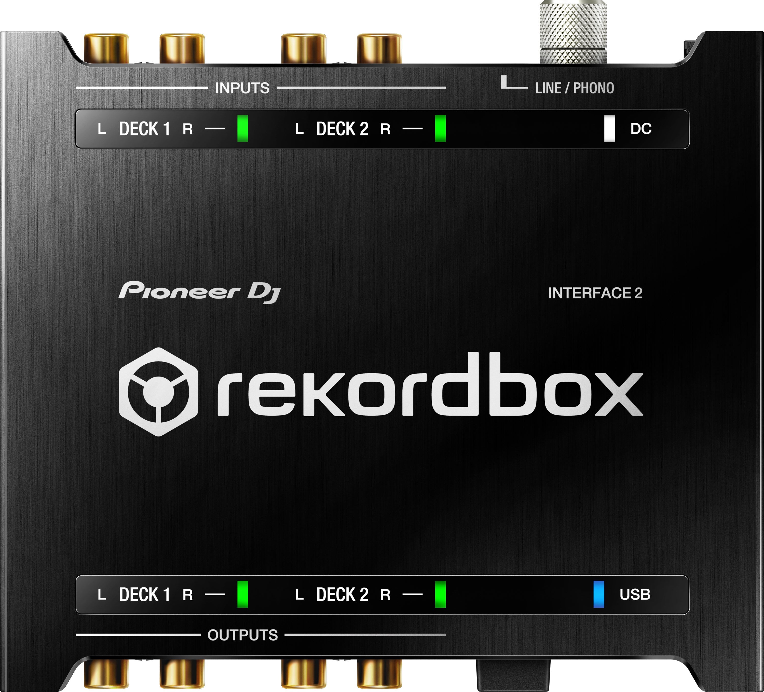 Pioneer DJ INTERFACE 2 - Audio Interface with rekordbox DJ and DVS