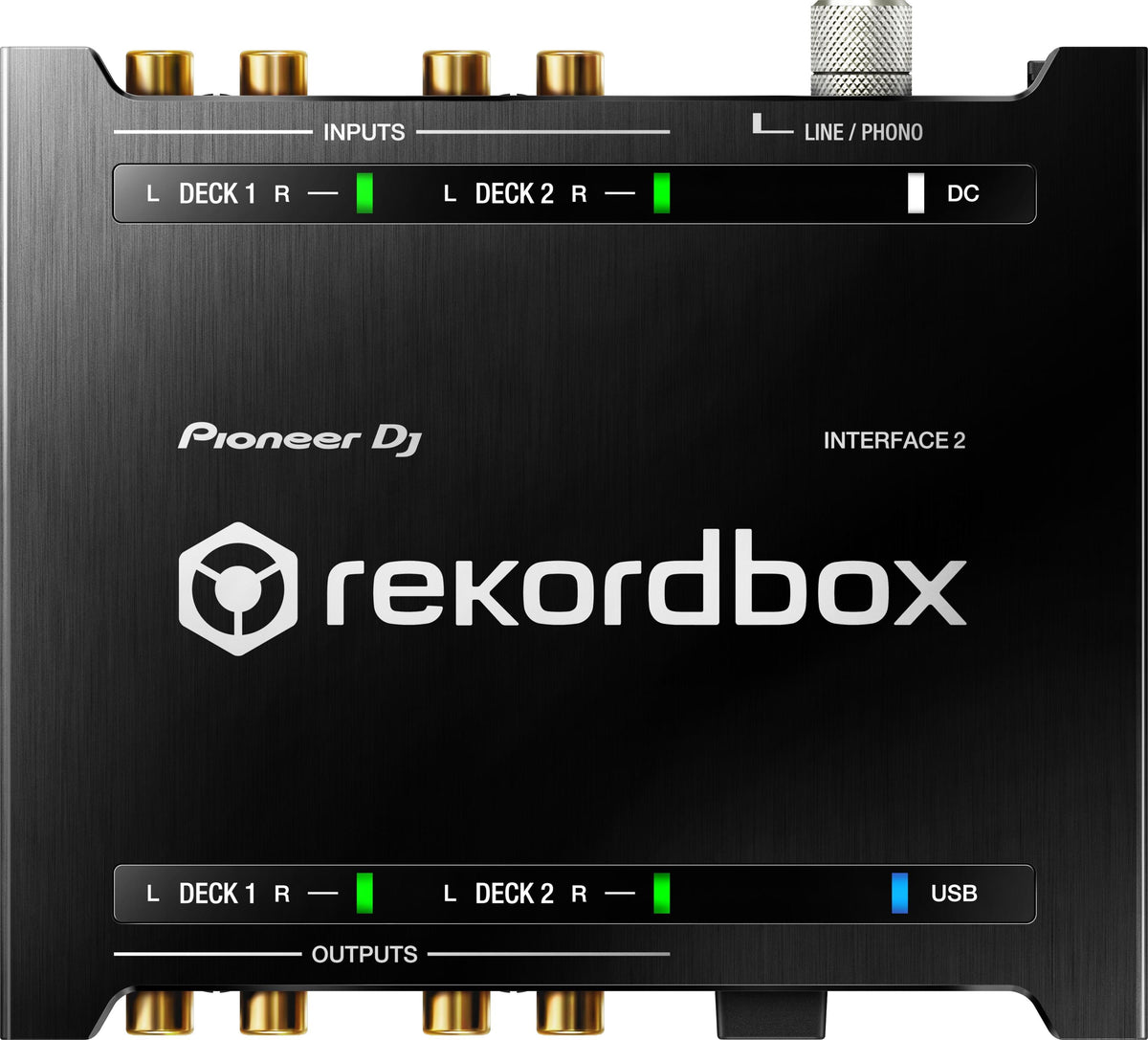 Pioneer DJ INTERFACE 2 - Audio Interface with rekordbox DJ and DVS.