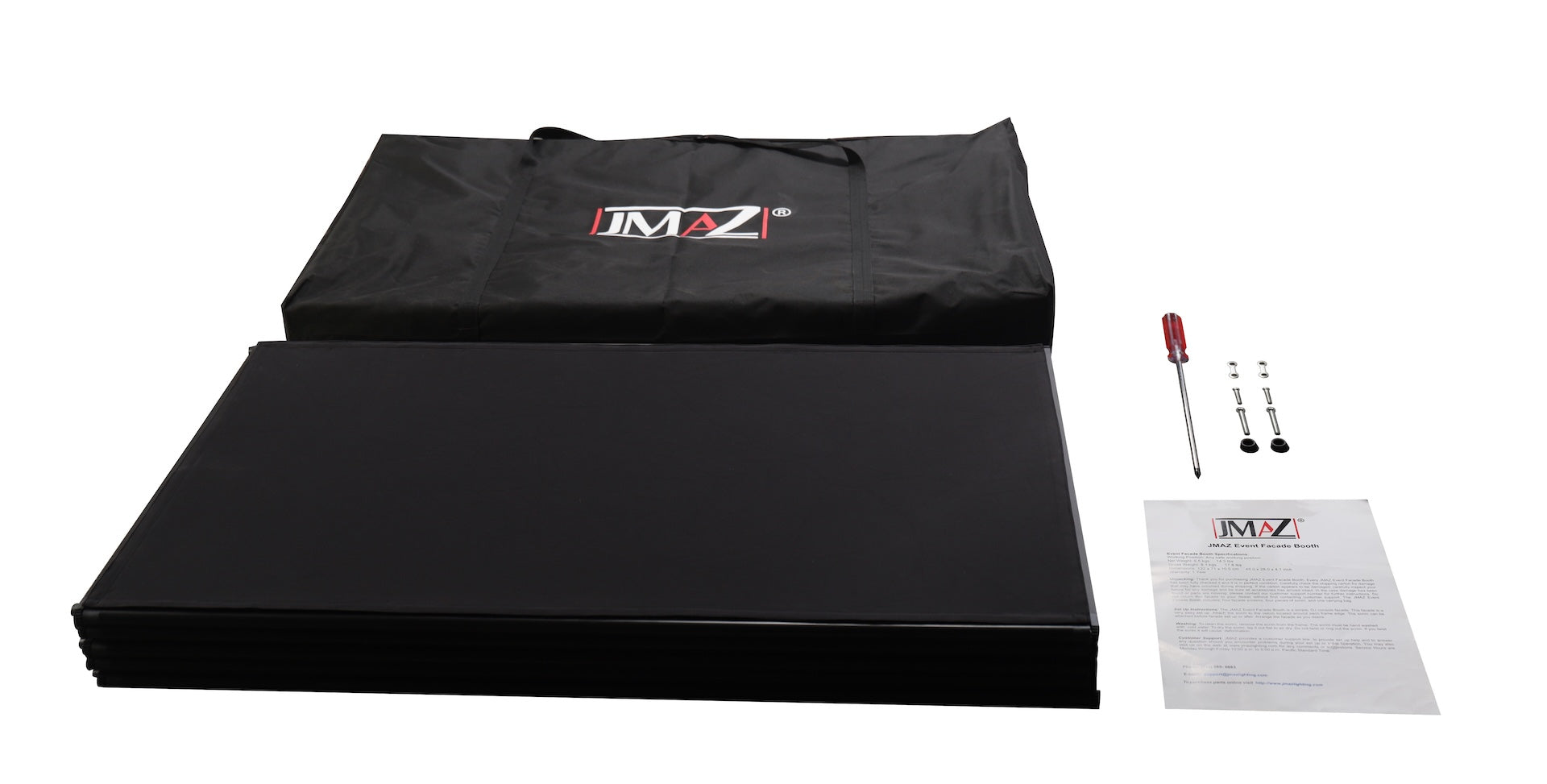 JMAZ EVENT BOOTH FACADE B - Event Booth Façade (Black)
