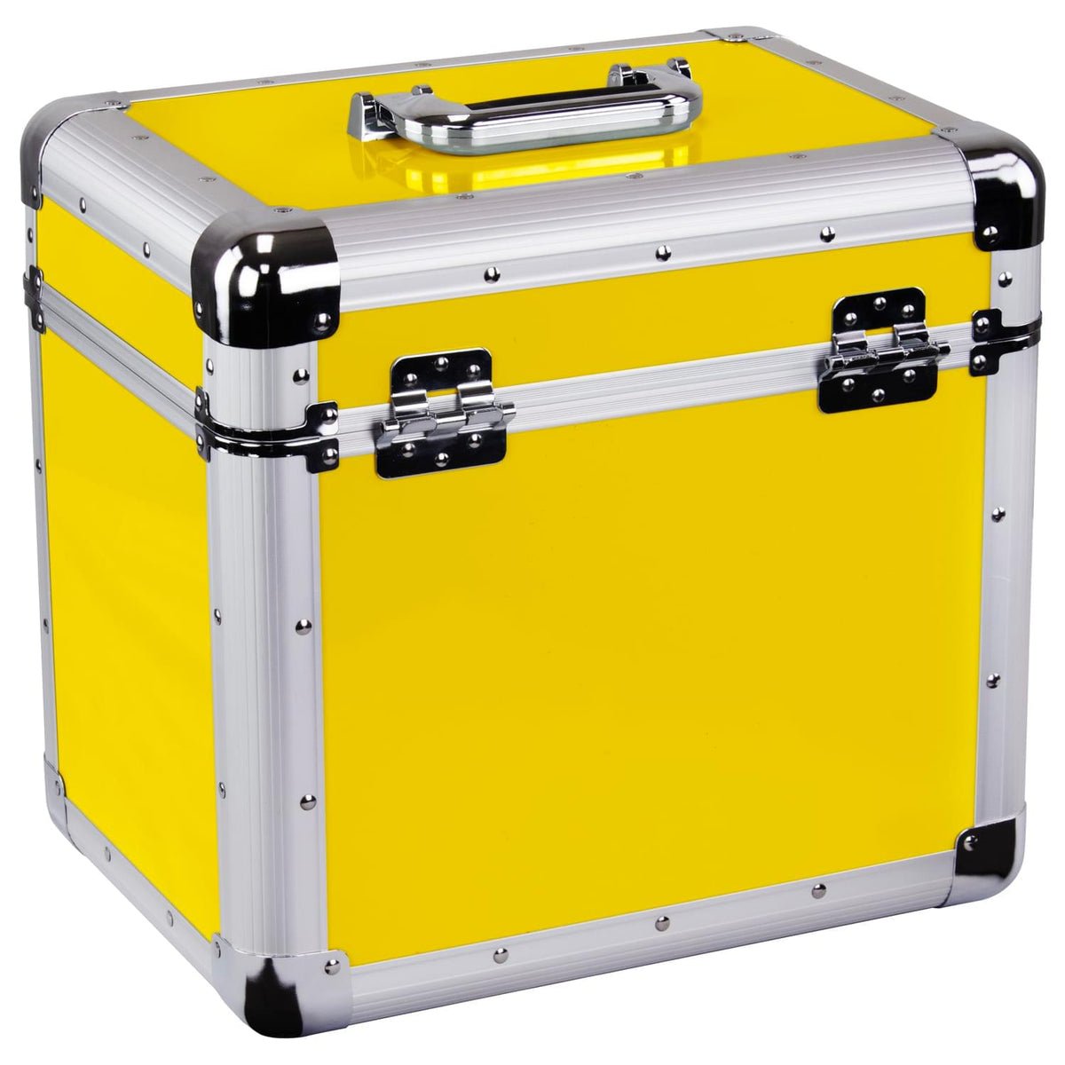 Odyssey KLP1-HOTRODYELLOW - Odyssey Vintage Series Hot Rod Yellow 12" Vinyl Records or LP Case, Holds 70 PCS