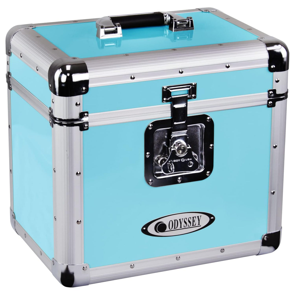 Odyssey KLP1-SKYBLUE - Odyssey Vintage Series Sky Blue 12" Vinyl Records or LP Case, Holds 70 PCS