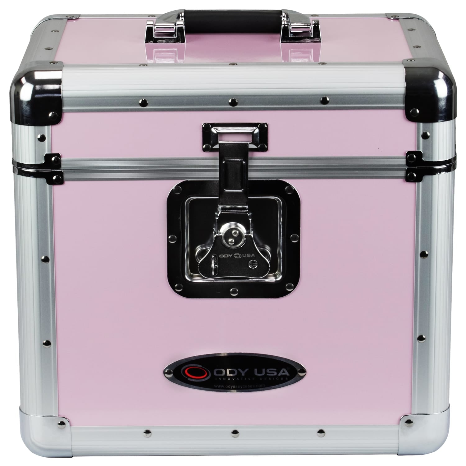 Odyssey KLP1PINK - KROM Series Pink Record / Utility Case for 70 12″ Vinyl Records & LPs