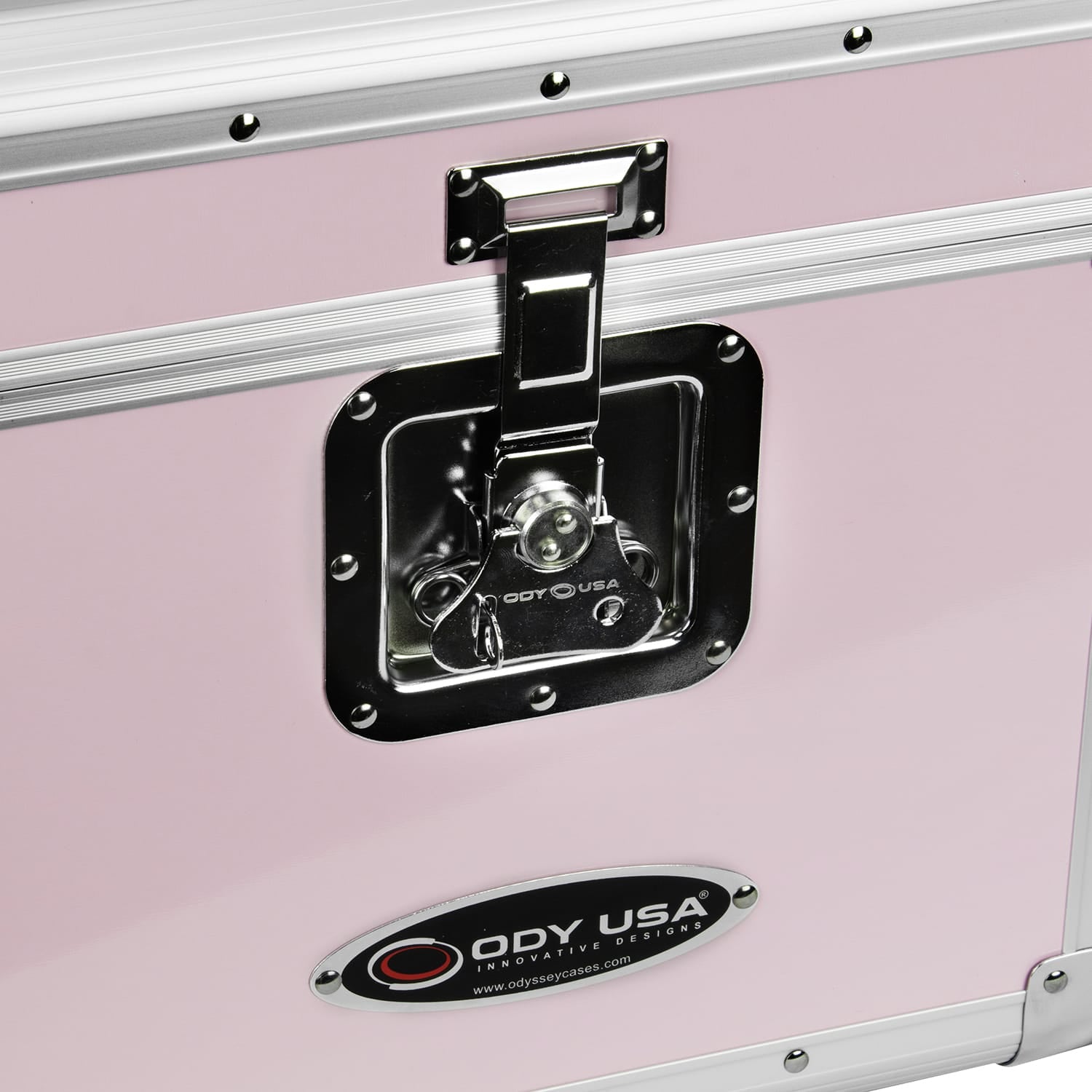Odyssey KLP1PINK - KROM Series Pink Record / Utility Case for 70 12″ Vinyl Records & LPs