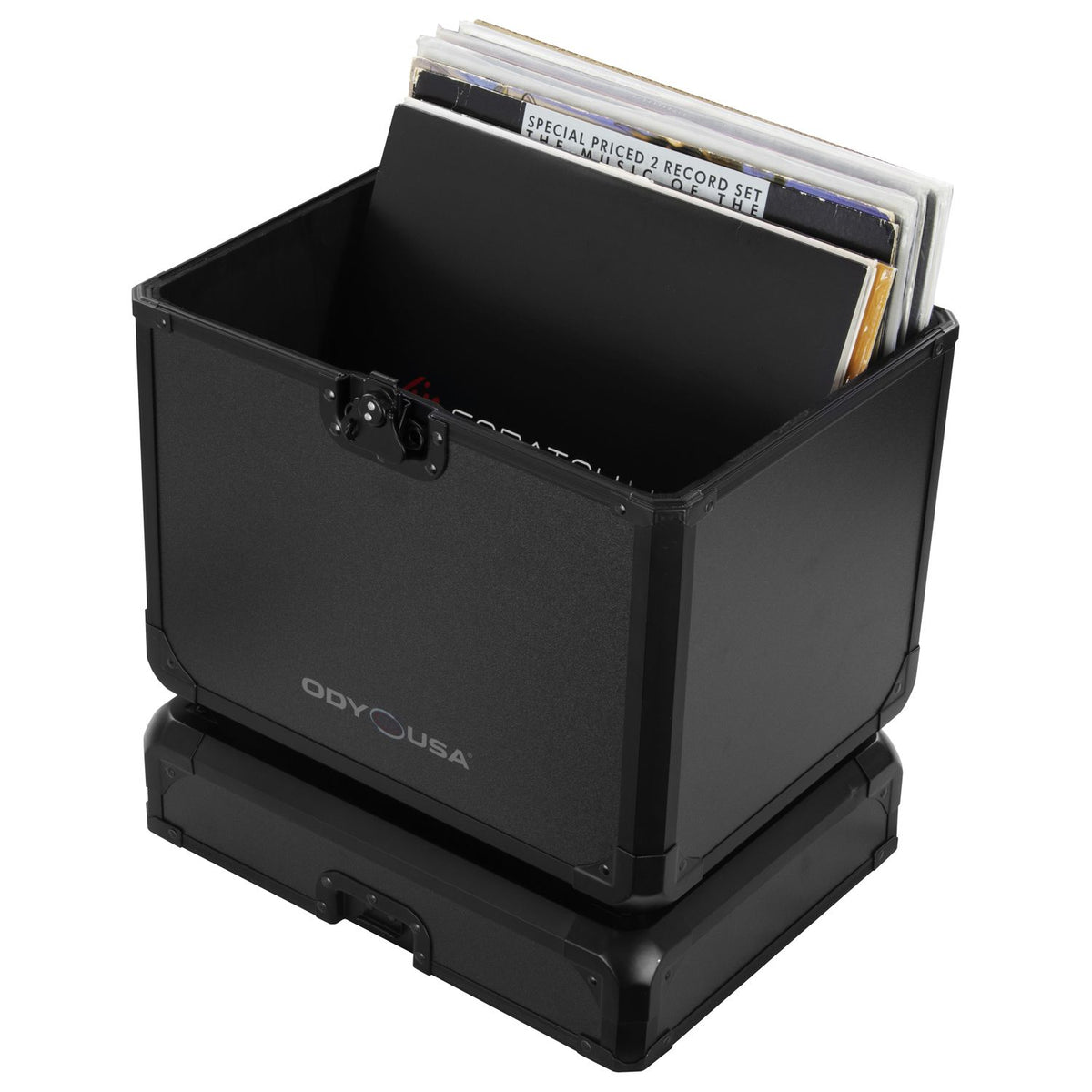 Odyssey KLP70BL - Black KROM Record / Utility Case for 70 12" Vinyl Records & LPs
