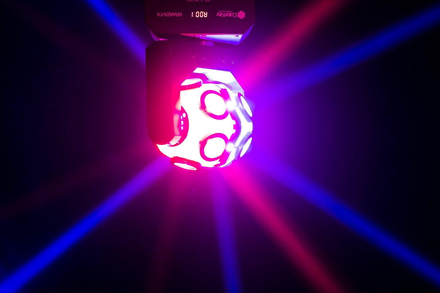 Colorkey Kraken FX - Energizing QUAD Color LED Effect Light with Built-in Blinder