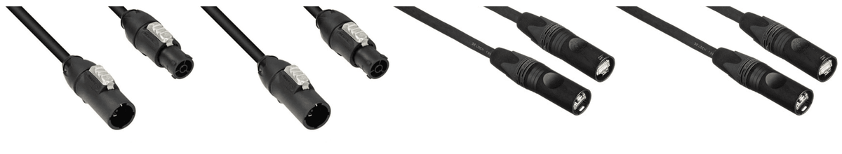 QSC LA-KIT-J - International Jumper Kit 2 PowerCON/EtherCON 60cm.