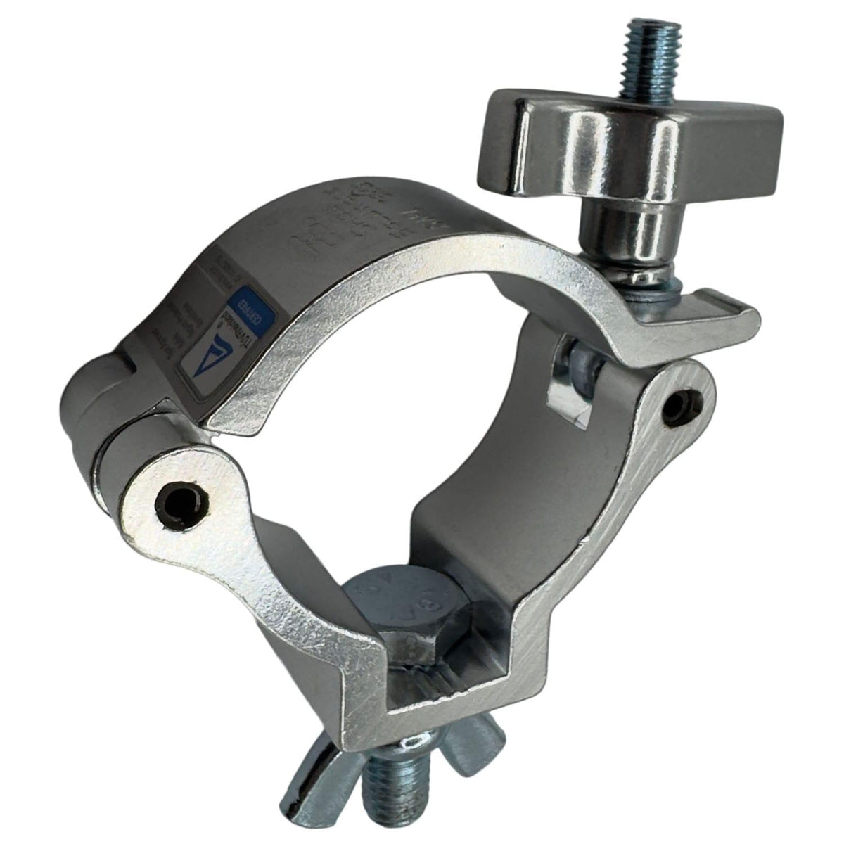 Odyssey LACML30 - Medium-Duty Coupler with Large Wing Nut, Fits 1.9-2" OD Tube, 165 lb Load, Polished Natural