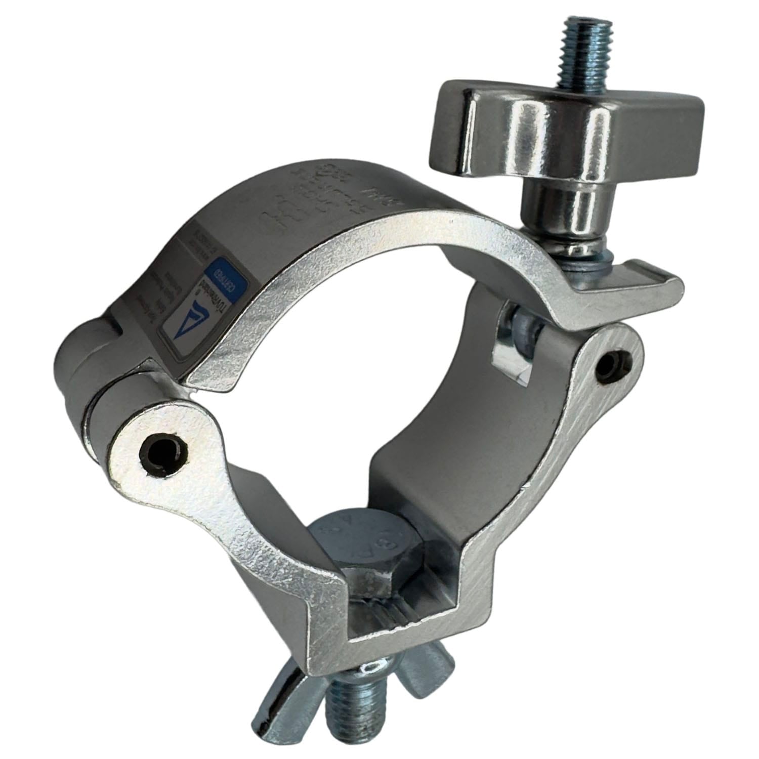 Odyssey LACML30 - Medium-Duty Coupler with Large Wing Nut, Fits 1.9-2" OD Tube, 165 lb Load, Polished Natural