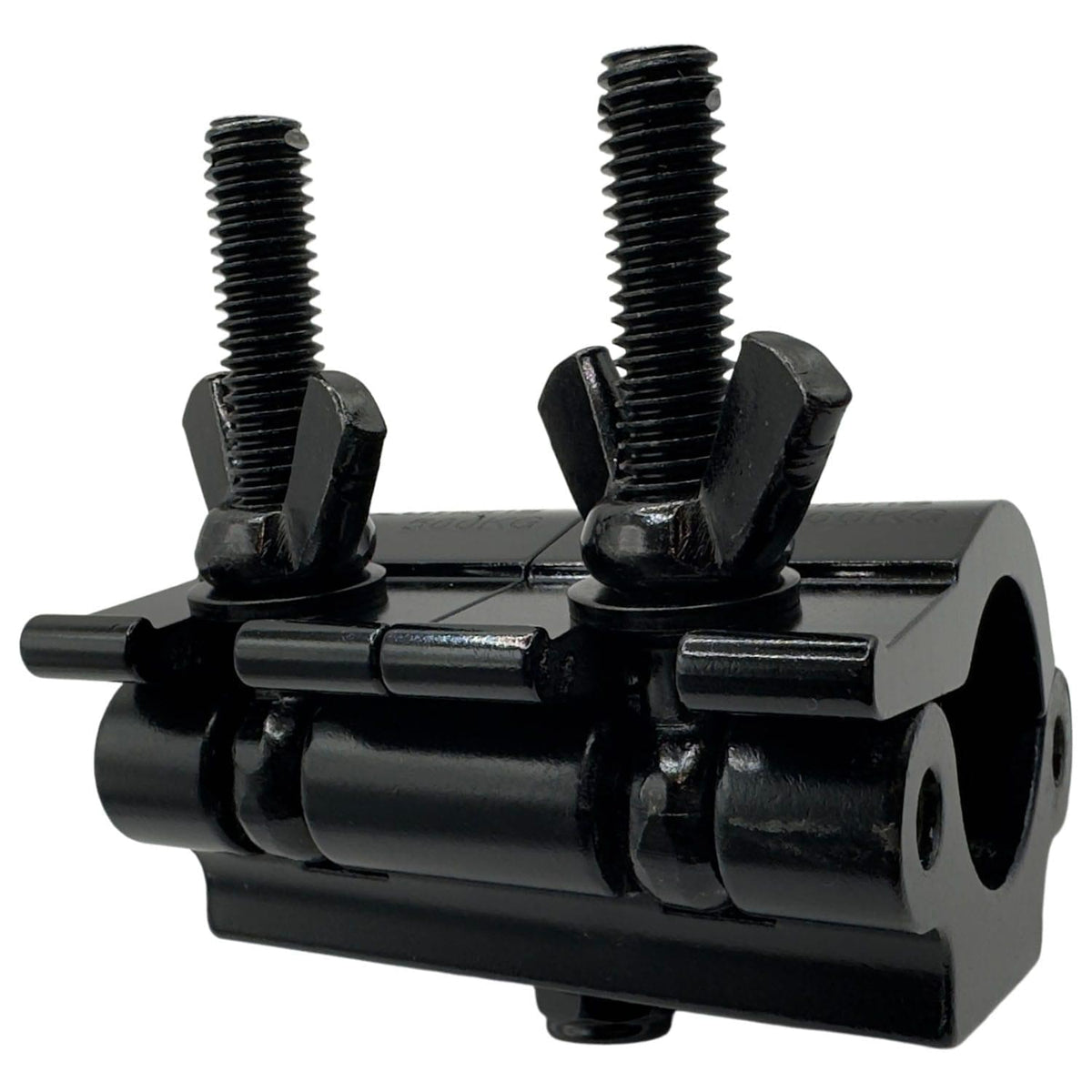 Odyssey LACP100B - Dual Pipe Clamp, Fits 1.5 - 2" Tube, 1102 lb Load Capacity, Anodized Black