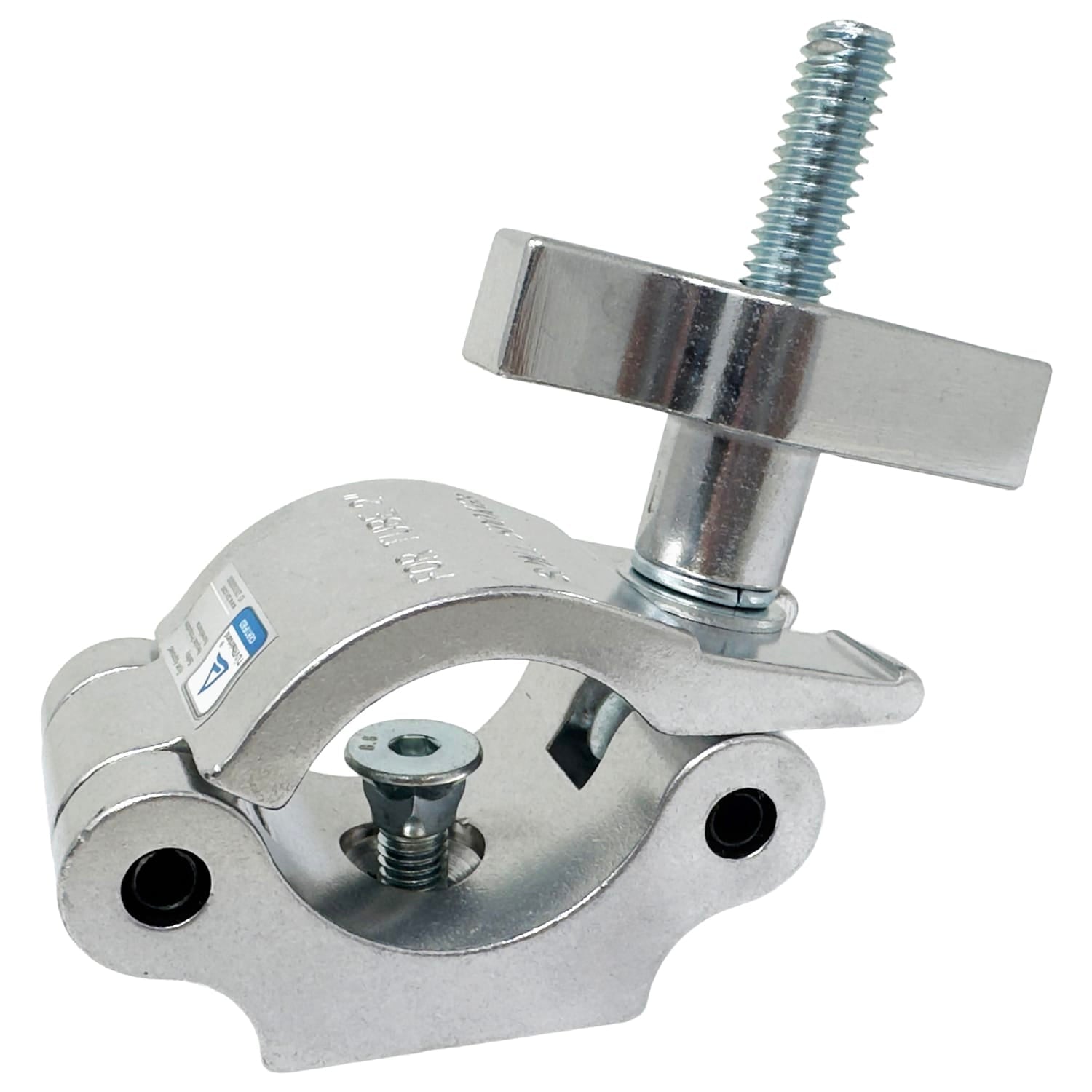 Odyssey LACP50L - Pro Half Coupler with Large Wing Nut, Fits 2" Tube, 1100 lb Load, Silver