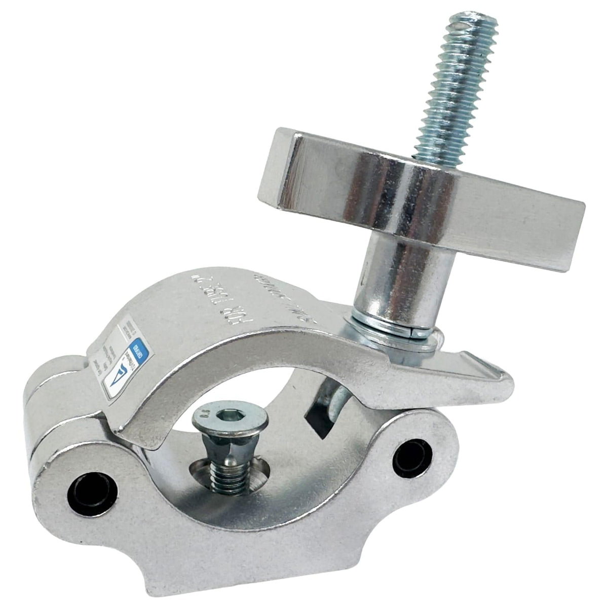 Odyssey LACP50L - Pro Half Coupler with Large Wing Nut, Fits 2" Tube, 1100 lb Load, Silver