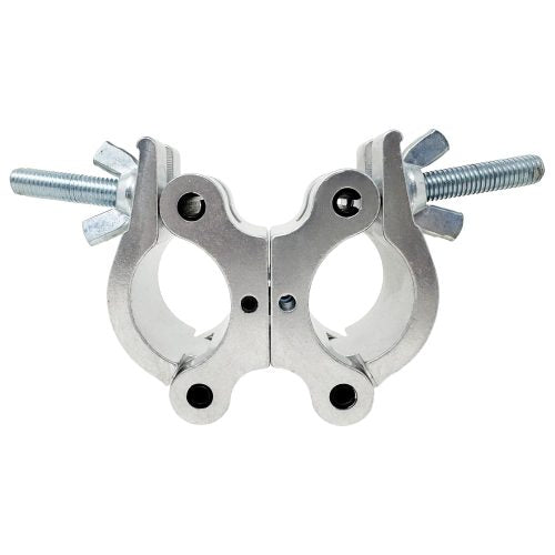 Odyssey LACSDP50 - Pro Swivel Dual Coupler, Fits 2" Tube, 1100 lb Load, Polished Natural