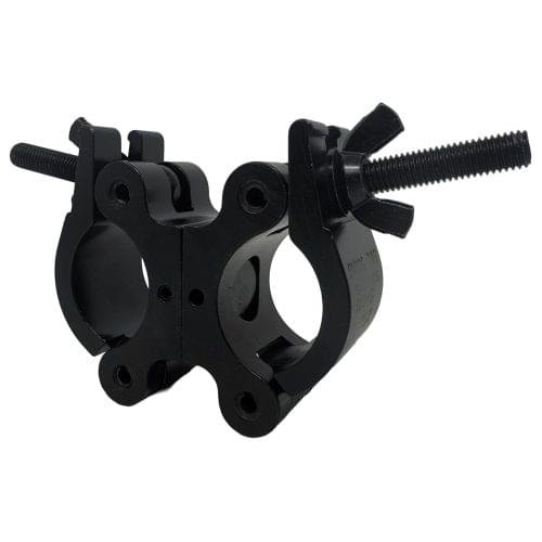 Odyssey LACSDP50B - Pro Swivel Dual Coupler, Fits 2" Tube, 1100 lb Load, Black
