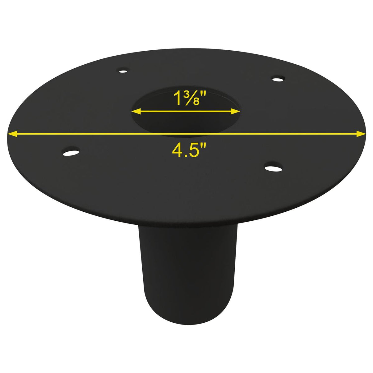 Odyssey LATSA2 - Black Tripod Stand Mounting Adapter for Speakers.