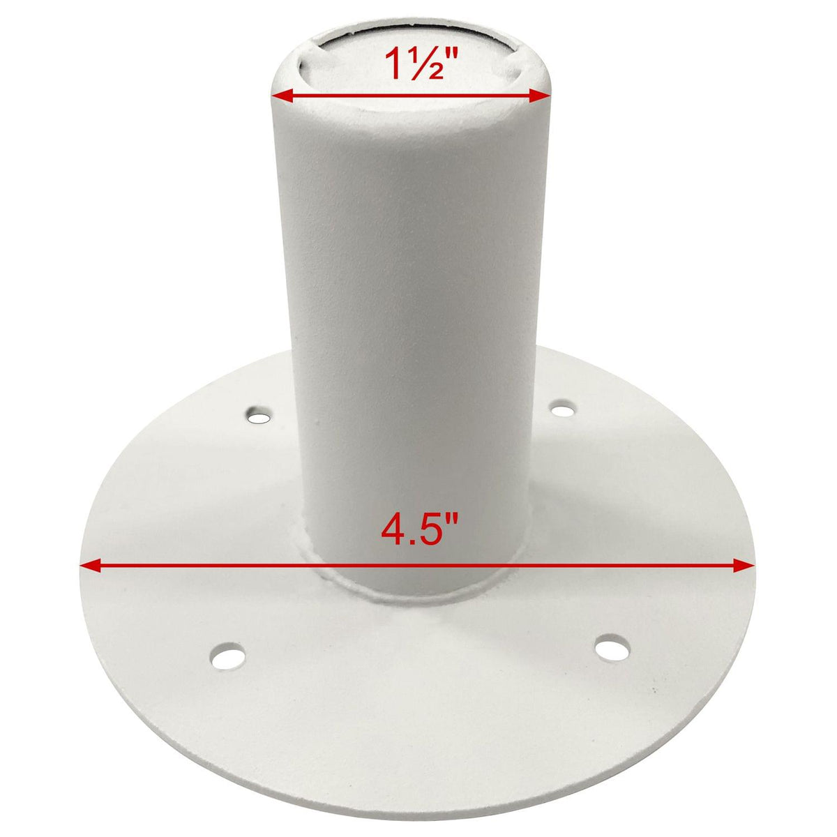Odyssey LATSA2WHT - White Tripod Stand Mounting Adapter for Speakers.
