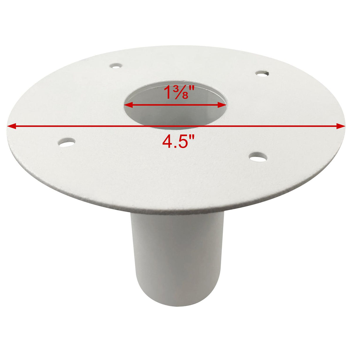 Odyssey LATSA2WHT - White Tripod Stand Mounting Adapter for Speakers.