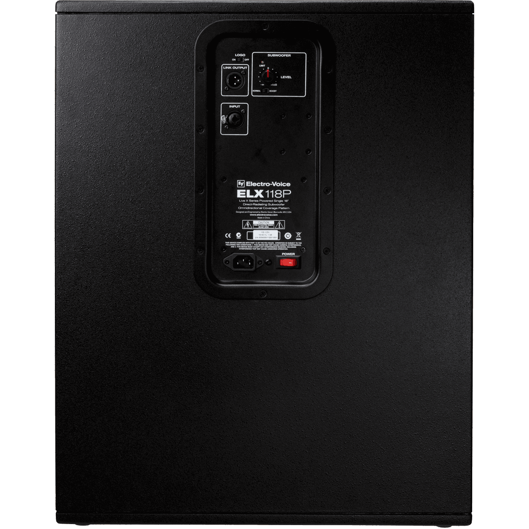 Electro-Voice ELX118P - 700W 18" Powered Subwoofer.