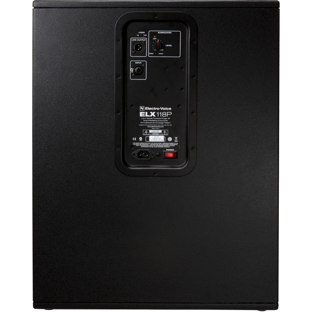 Electro-Voice ELX118P - 700W 18" Powered Subwoofer.