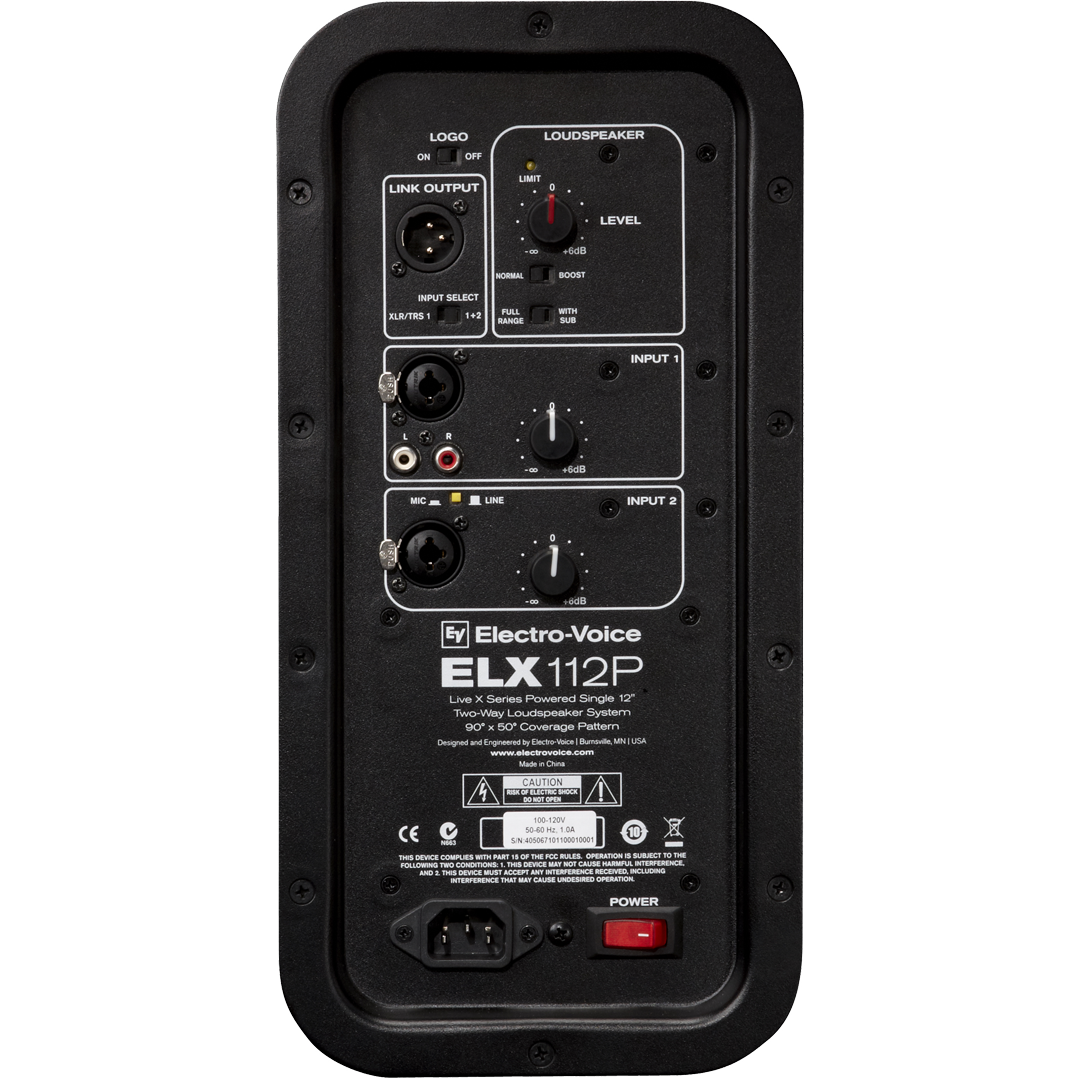Electro-Voice ELX115P - 1000W 15" Two-Way Full-Range Speaker.