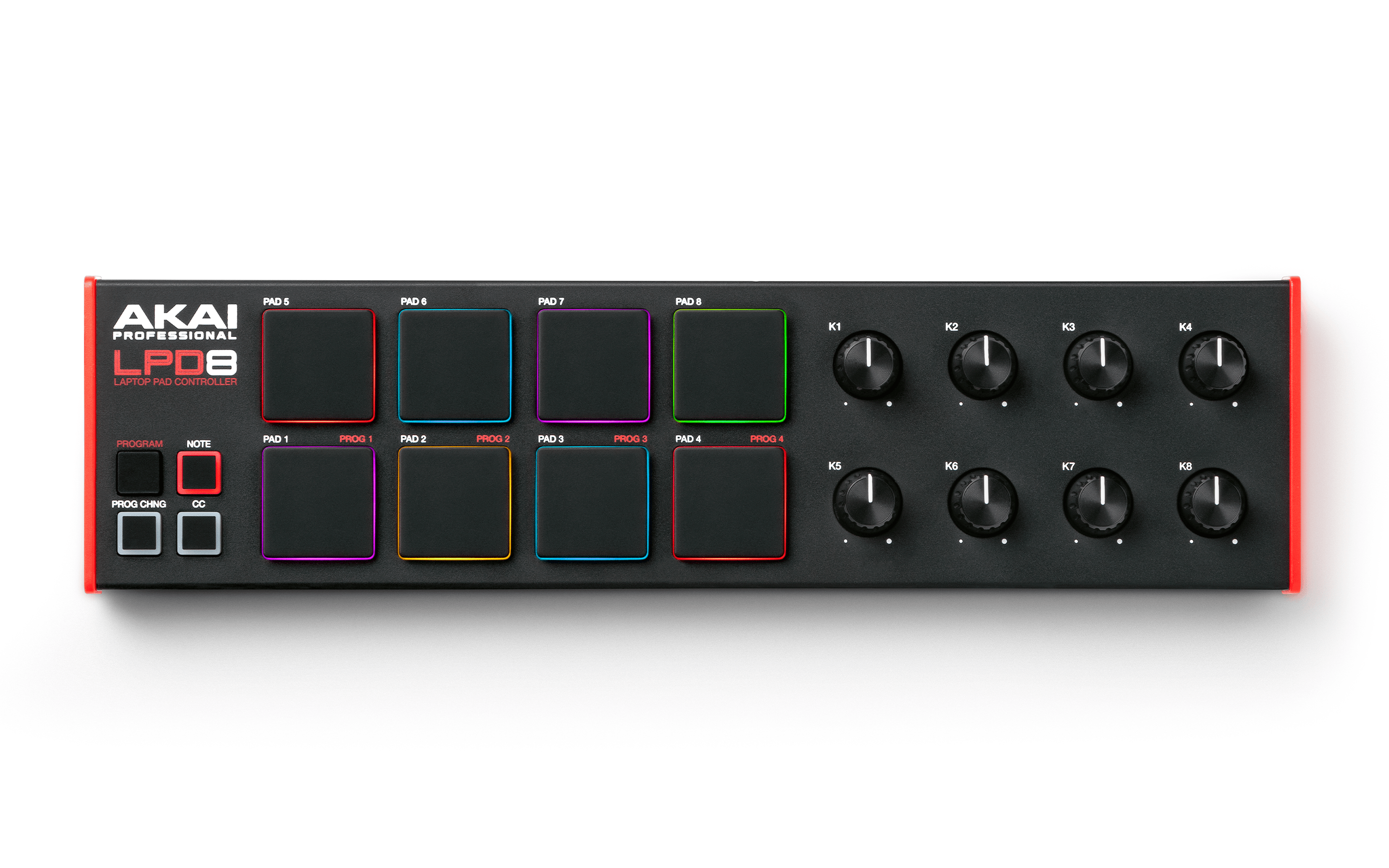 Akai LPD8 MK2 8-Pad USB MIDI Laptop Controller | The DJ Hookup