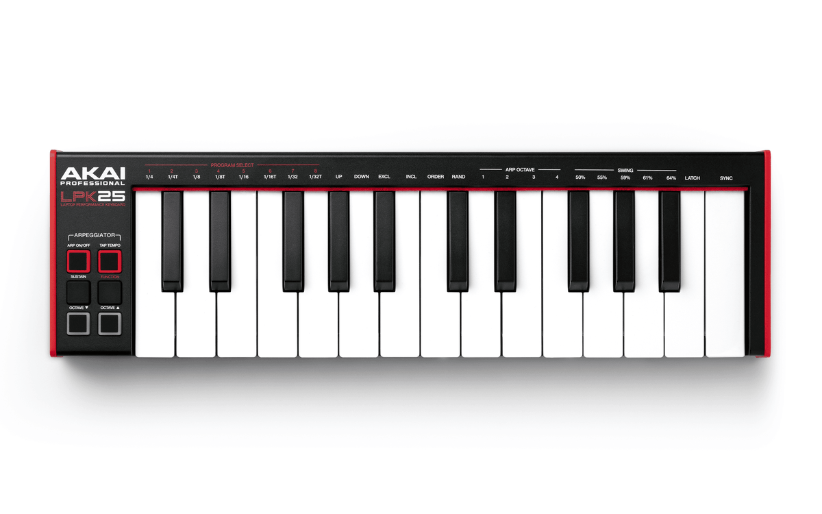 Akai LPK25 MK2 - Laptop Performance Keyboard.