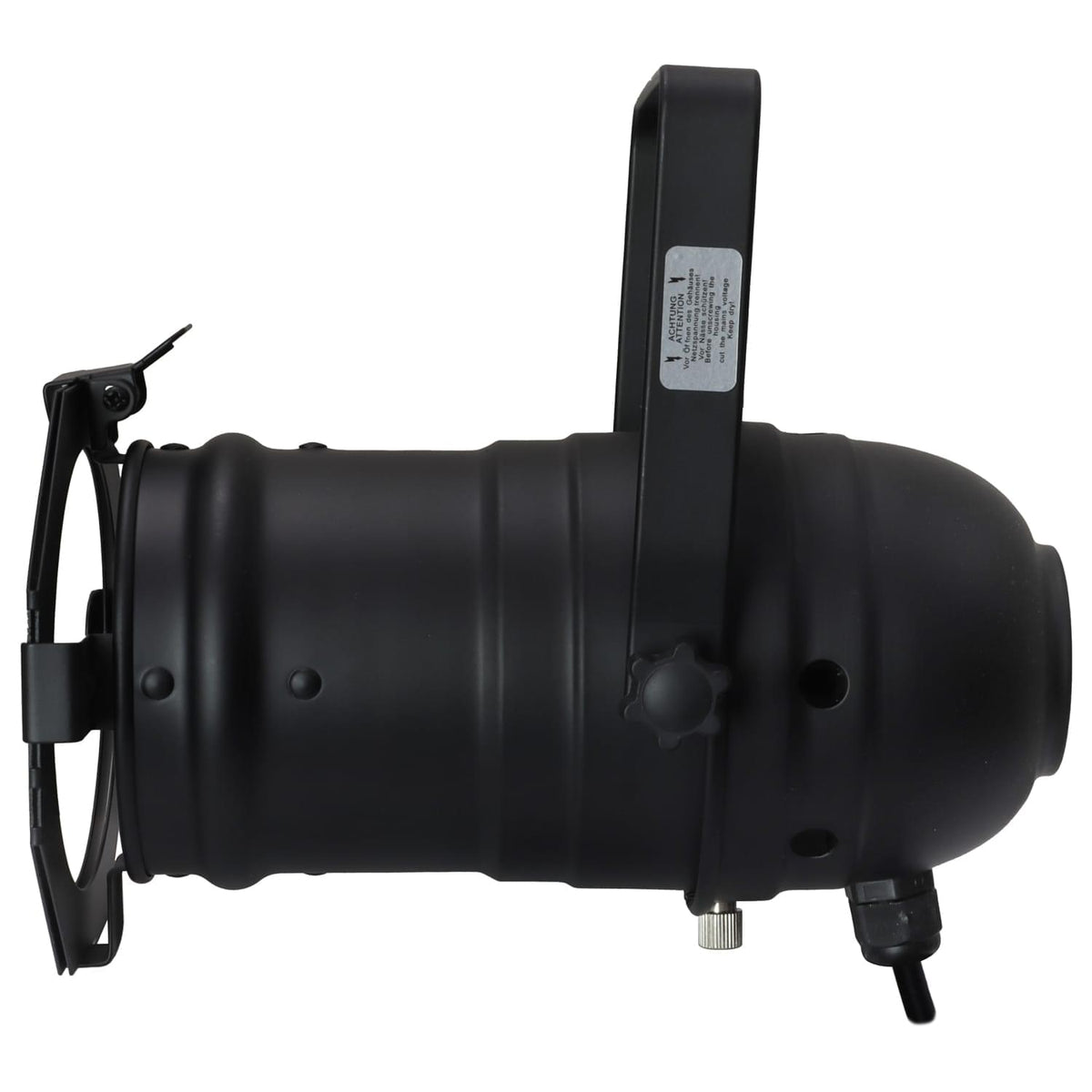 Odyssey LSPAR30B-ZOOM - Black Aluminum Par 30 Light Fixture with Adjustable LED Bulb.