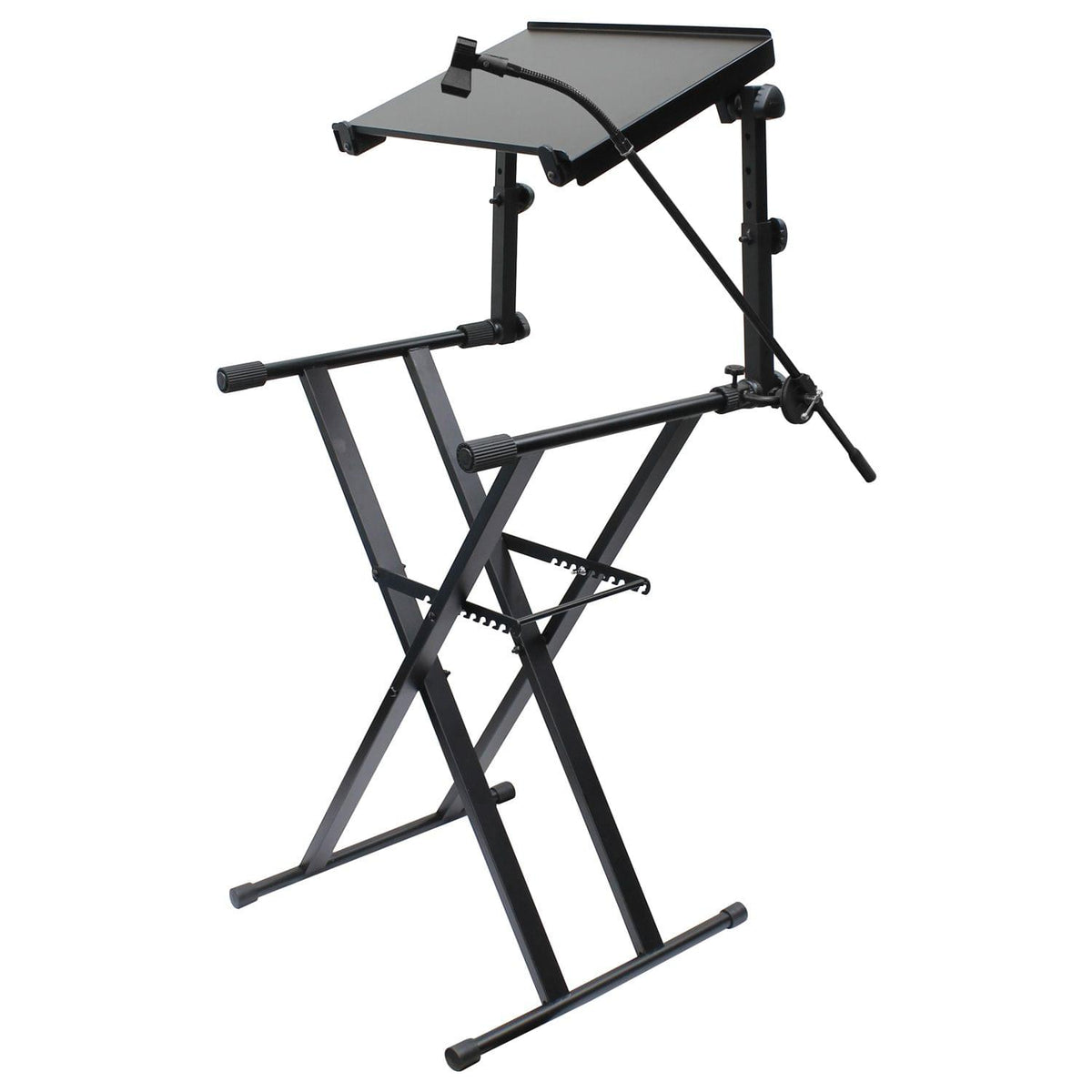 Odyssey LTBXS2CPMICB - Black Mic Boom Arm for Dual Tier X-Stands