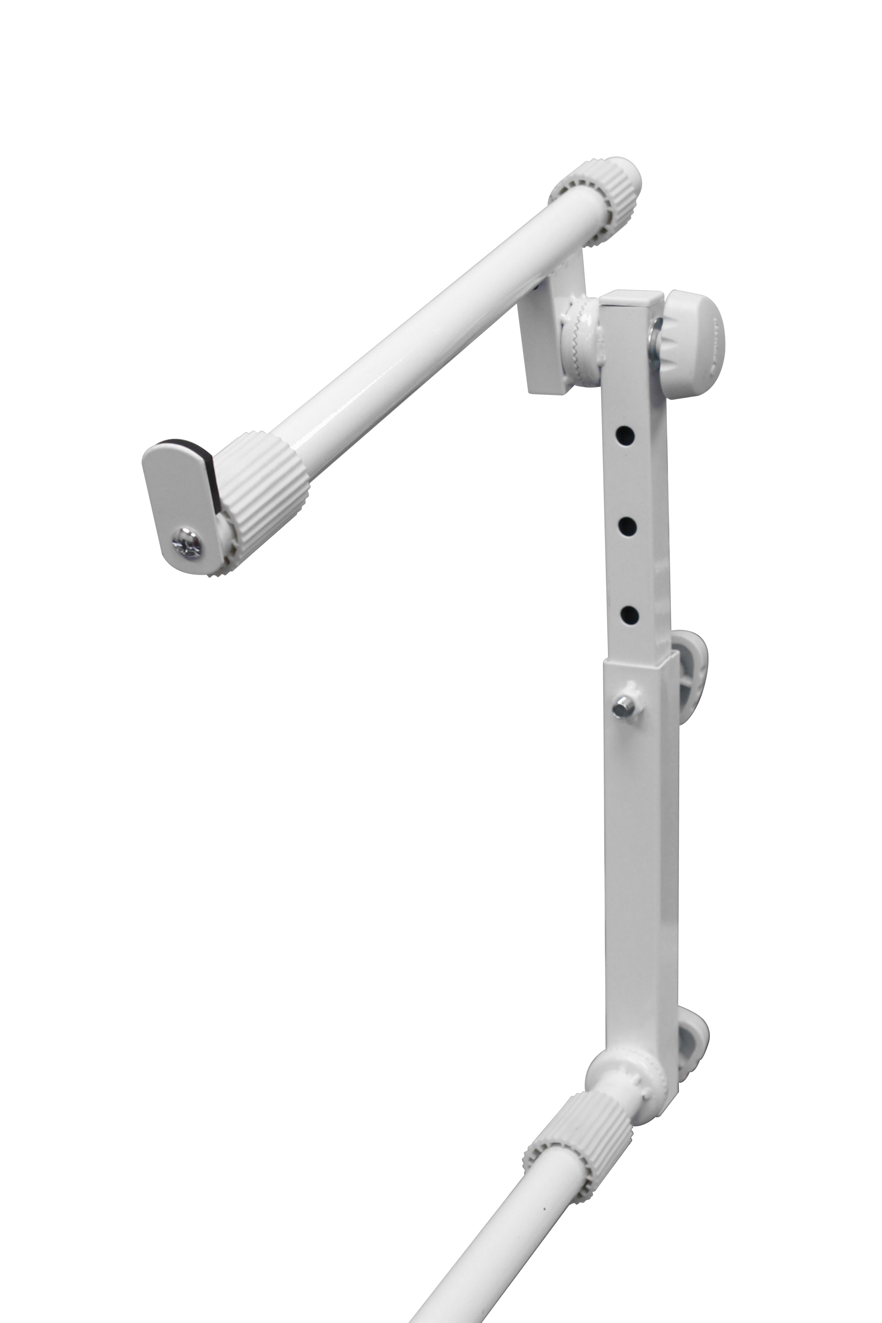 Odyssey LTBXS2MTCPWHT - X-Stand Combo Pack Dual Tier Heavy-Duty Folding Stand with Microphone Boom and Laptop/Gear Shelf
