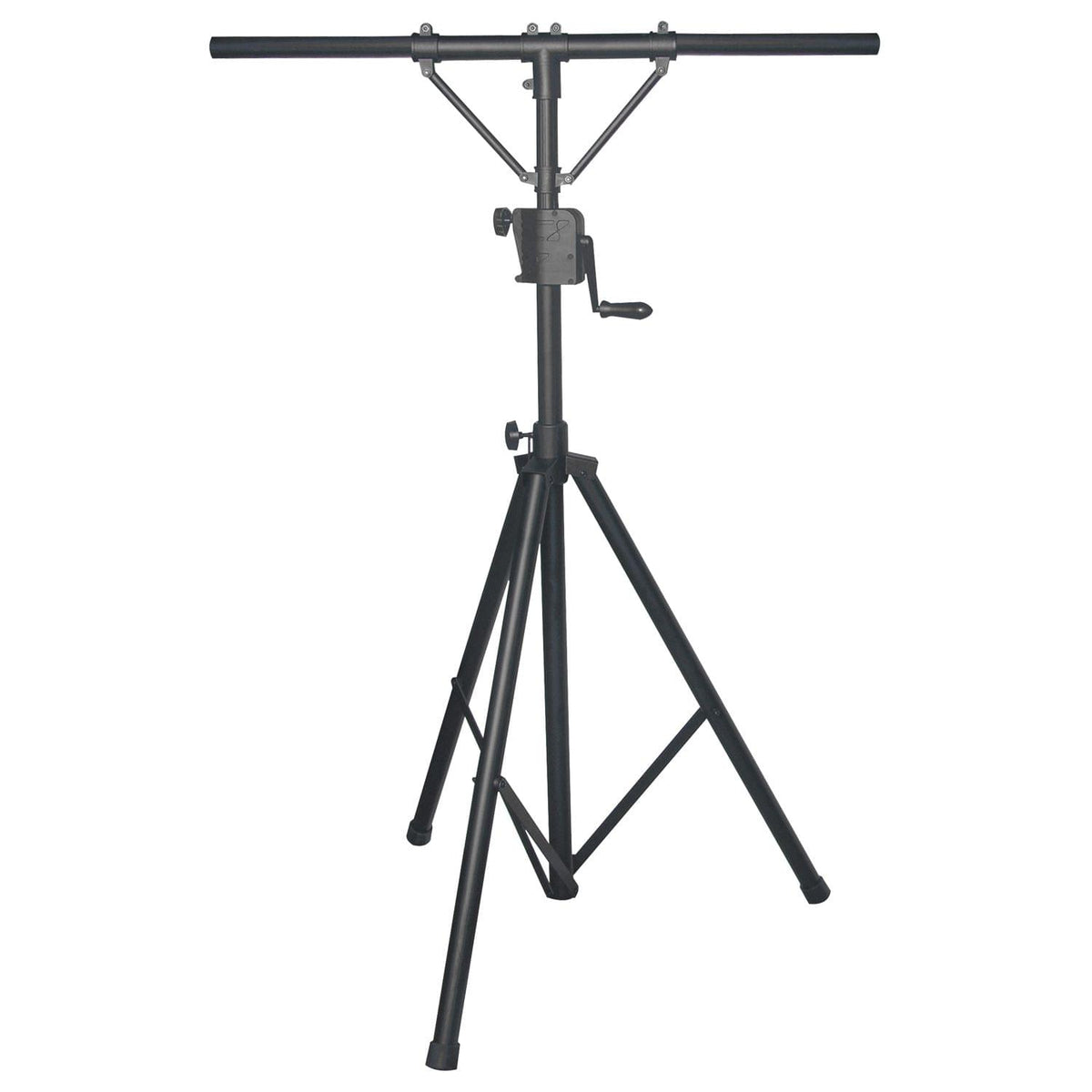 Odyssey LTP8-PRO - 8' Tall Black Lighting Tripod with Height Adjustable Crank Top Bar.