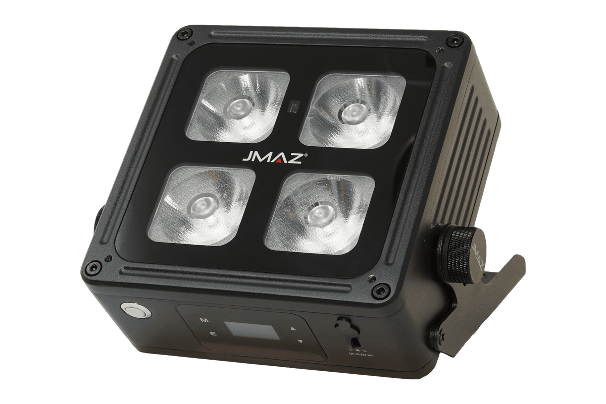 JMAZ MAD PAR 4IP 6PK - 6x 60W RGBWA+UV LED Battery Powered Outdoor Uplight Kit (Package of 6).