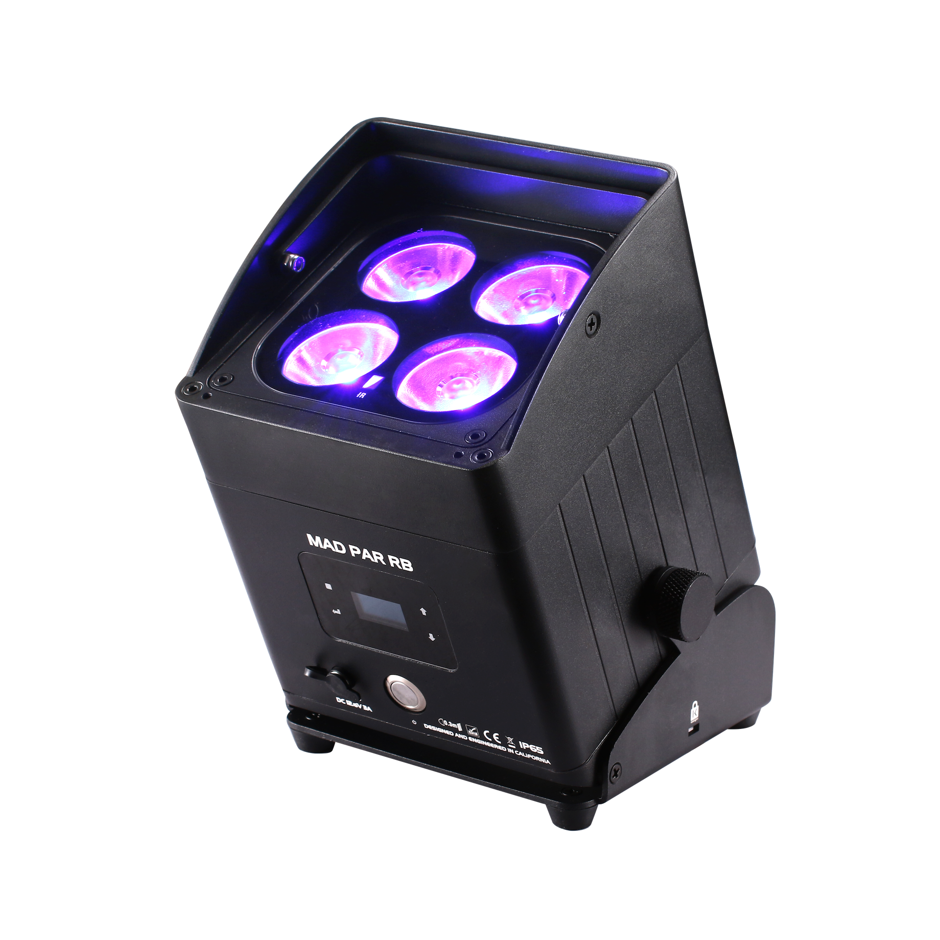 JMAZ MAD PAR RB - 80W RGBAL+C LED Swappable Battery Powered Outdoor Uplight