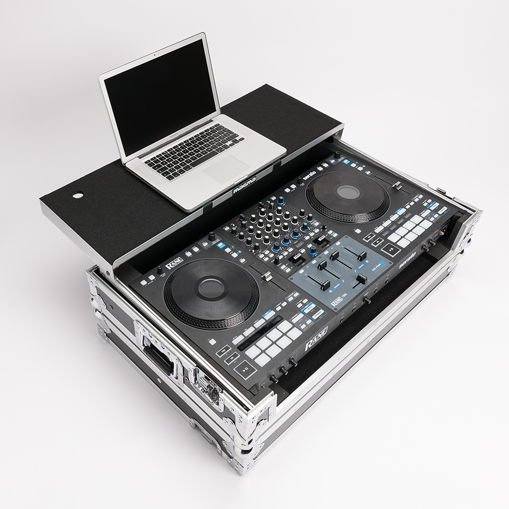 Magma MGA41026 - DJ Controller Workstation Rane FOUR & PERFORMER with Wheels