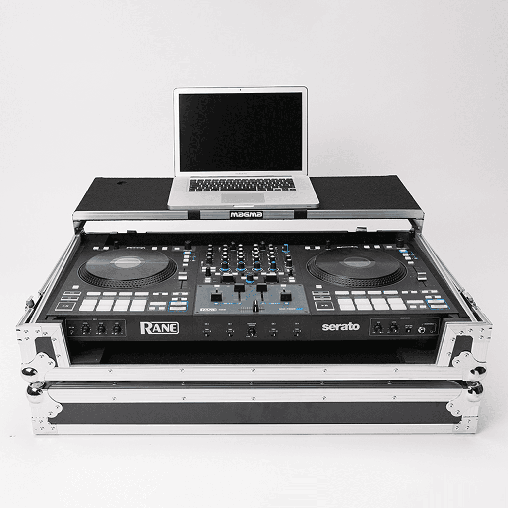 Magma MGA41026 - DJ Controller Workstation Rane FOUR & PERFORMER with Wheels.