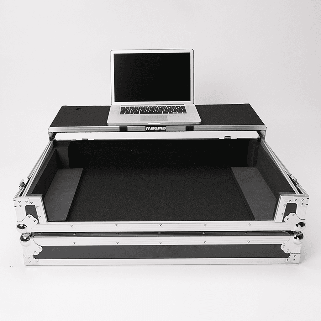 Magma MGA41026 - DJ Controller Workstation Rane FOUR & PERFORMER with Wheels.