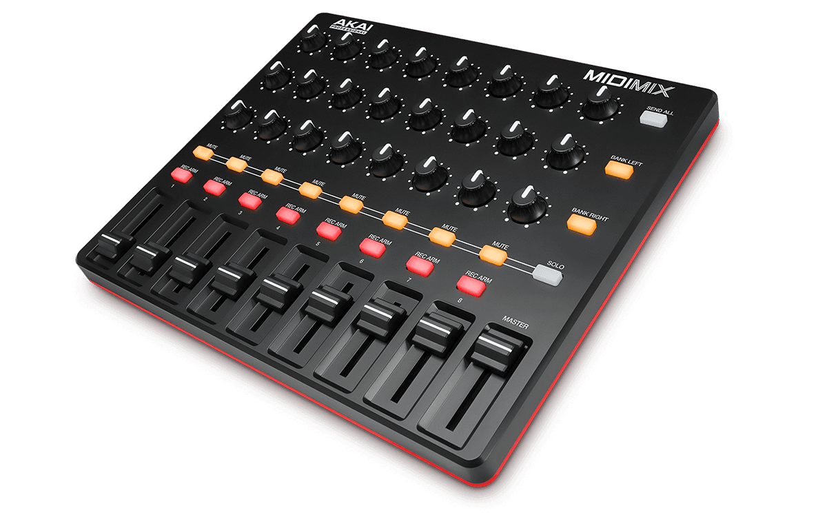 Akai MIDImix - High-Performance Portable Mixer/DAW Controller.