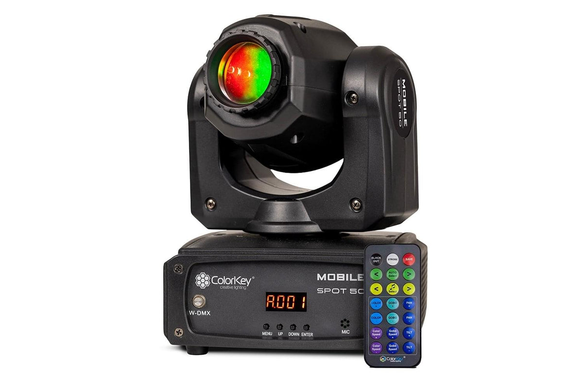Colorkey Mobile Spot 50 - Battery-powered Moving Head.