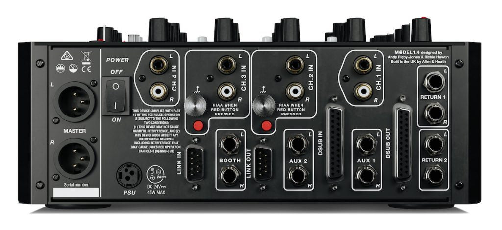PLAYdifferently Model 1.4 - 4-Channel Premium Analog DJ Mixer