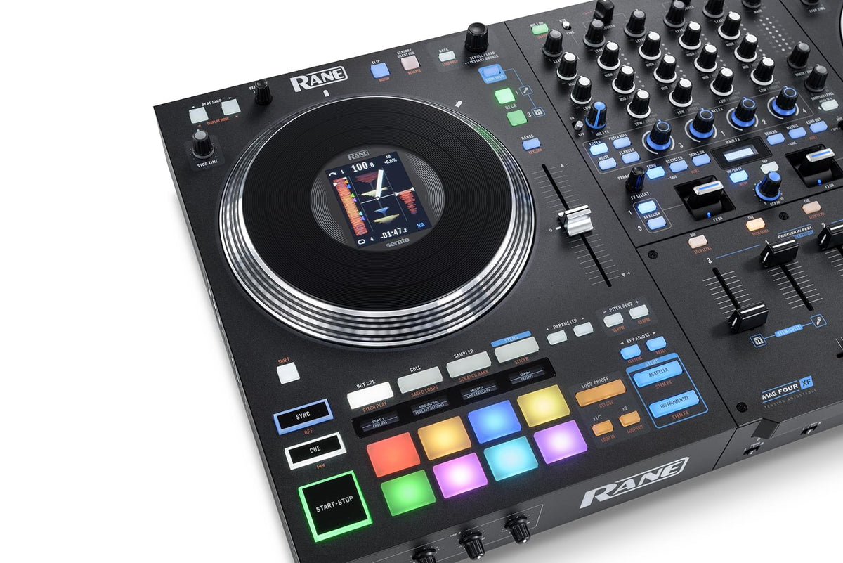 Rane PERFORMER - Professional 4-channel Motorized DJ Controller.