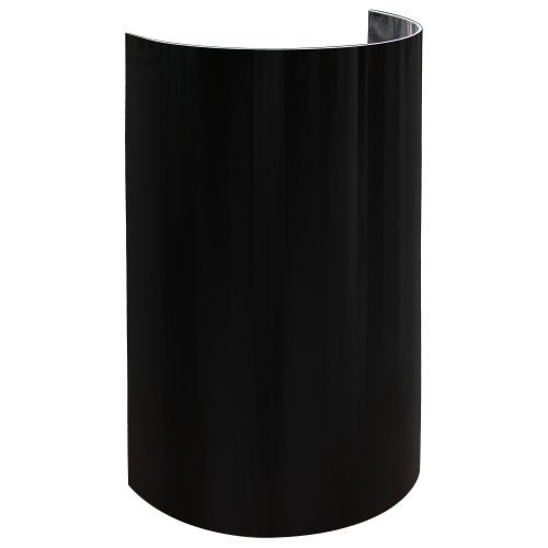 Odyssey ODYSHLD2008BLK - 20' Tall Black Upright Decor Lighting Shield