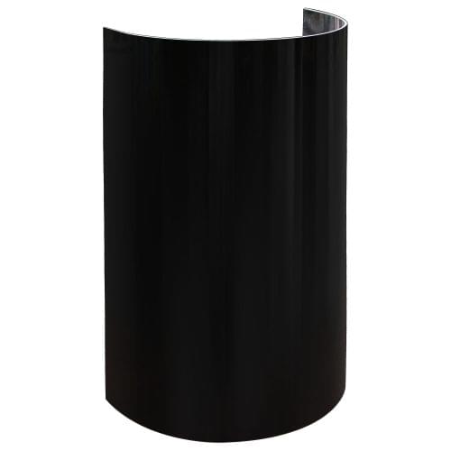 Odyssey ODYSHLD2008BLK - 20' Tall Black Upright Decor Lighting Shield
