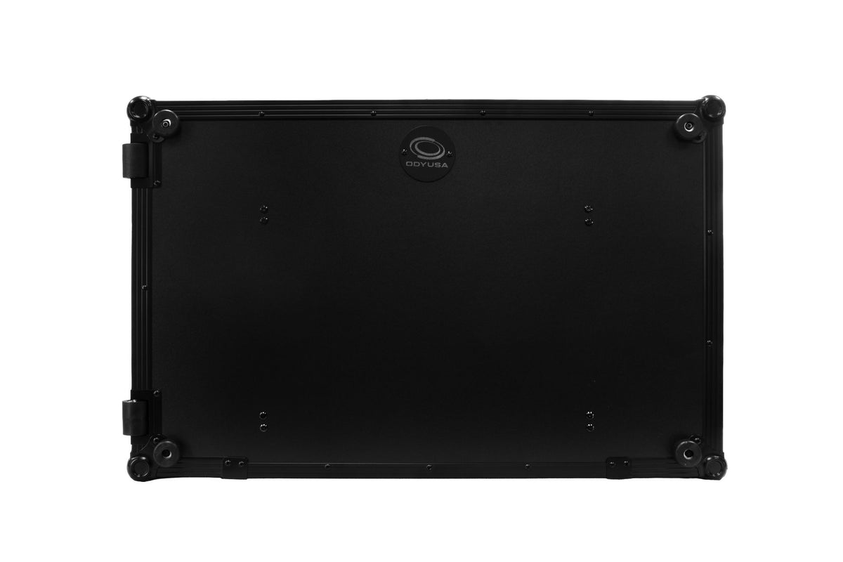 Odyssey FZGSXDJANW1BL AlphaTheta XDJ-AN Black Label 1U Flight Case with Glide Style Laptop Platform and Wheels image 11