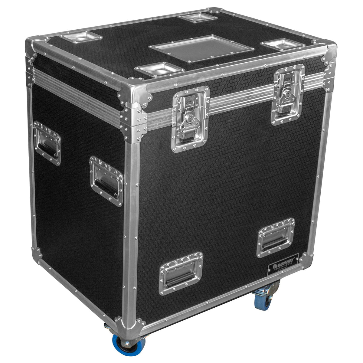 Odyssey OPT302230WPT1 - Odyssey Professional 30" x 22" x 30" Black Hex Board Utility Tour Trunk Case with Caster Wheels.