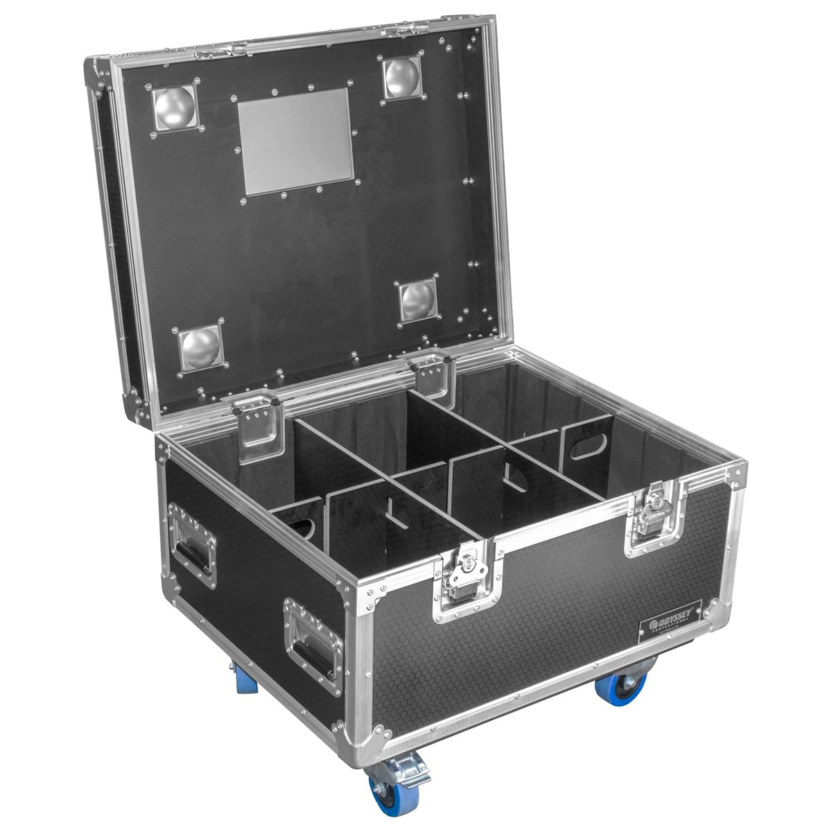 Odyssey OPT302422WP - Odyssey Professional 30" x 24" x 22" Black Hex Board Utility Tour Trunk Case with Caster Wheels.