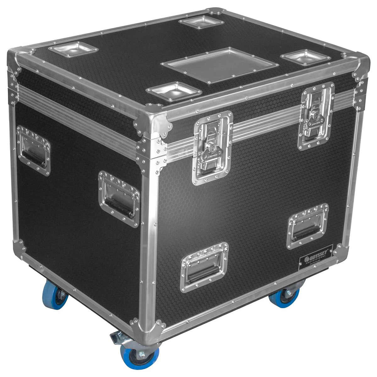 Odyssey OPT302430WPT1 - Odyssey Professional 30" x 24" x 30" Black Hex Board Utility Tour Trunk Case with Caster Wheels.