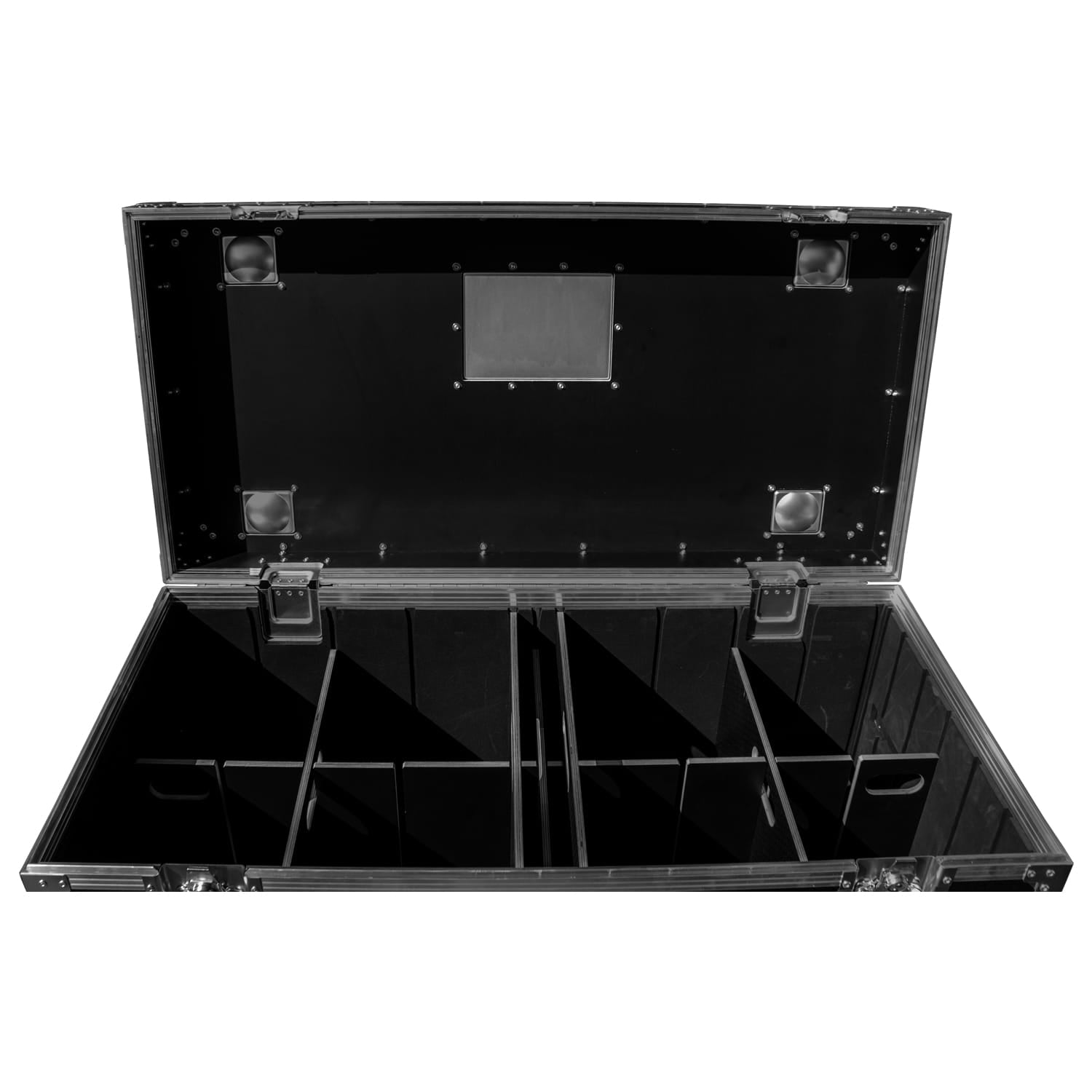 Odyssey OPT452230WPT2 - Odyssey Professional 45" x 22" x 30" Black Hex Board Utility Tour Trunk Case with Caster Wheels.