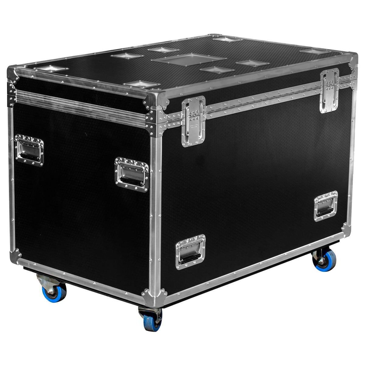 Odyssey OPT483036WPT2 - Odyssey Professional 48" x 30" x 36" Black Hex Board Utility Tour Trunk Case with Caster Wheels.